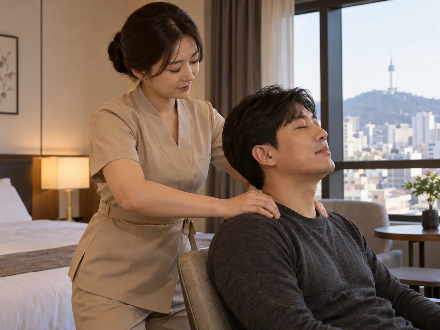 대구 밝은 실내의 휴식